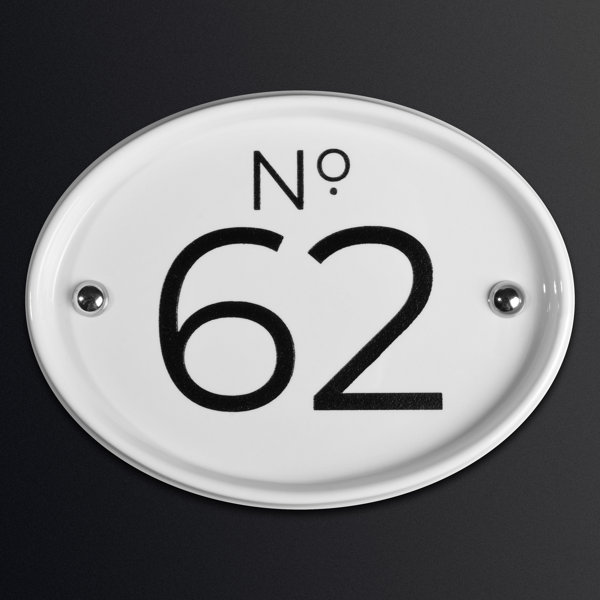 Maturi Merrifield 1Line Wall Address Plaque Wayfair.co.uk